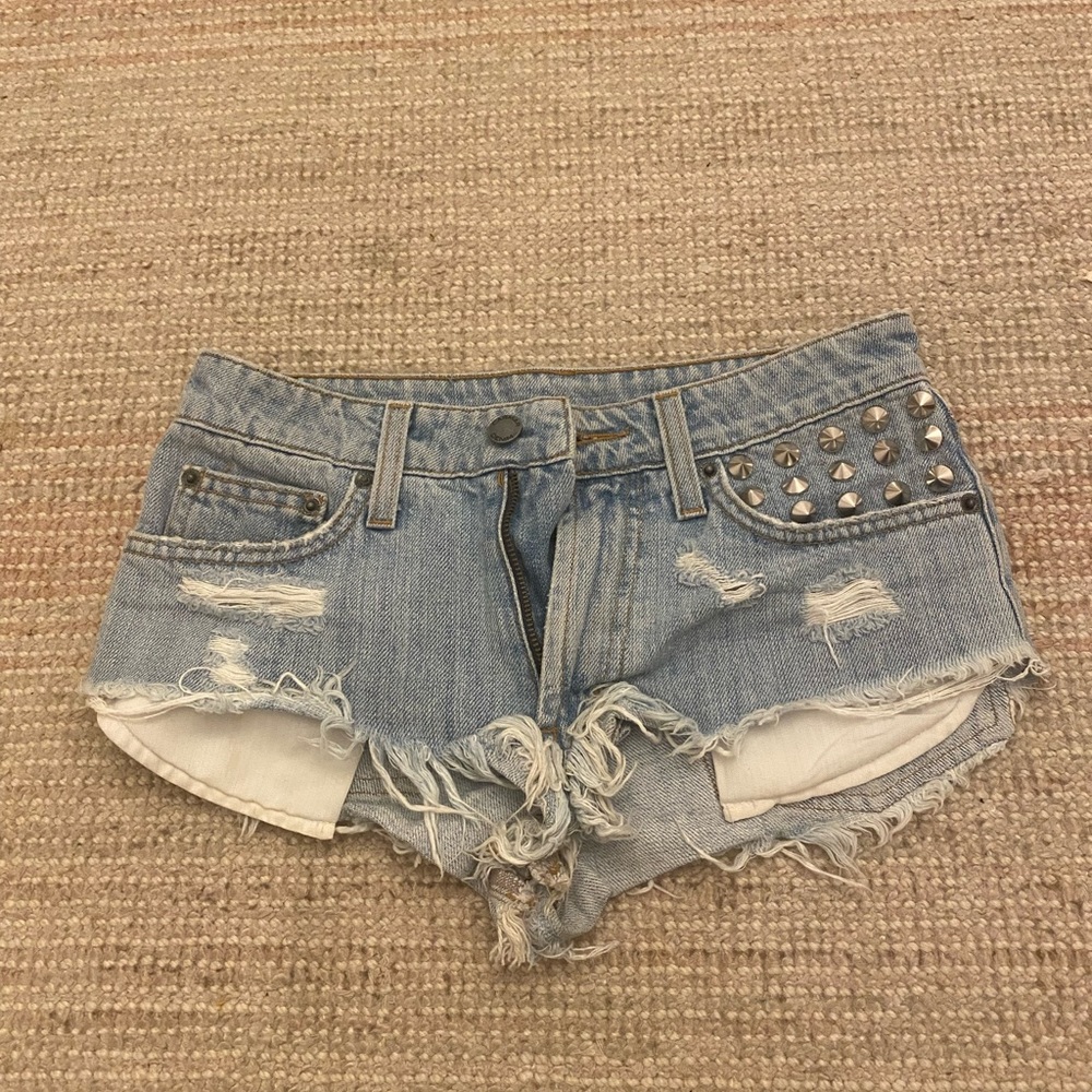 l and f jean shorts